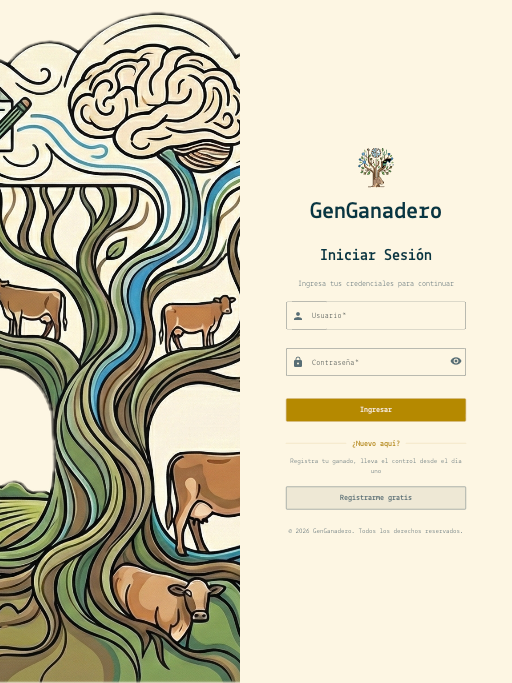 GenGanadero en tablet